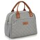 HOMESPON Insulated Lunch Bag for Women Men Adults Lunch Tote with Front Pocket Lunch Box Container Cooler Bag for Work Picnic Grey