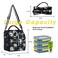 VLM Lunch Box for Women Insulated Lunch Bag Women with Adjustable Shoulder Strap Cute Lunch Tote Bag for WorkPicnicCamping