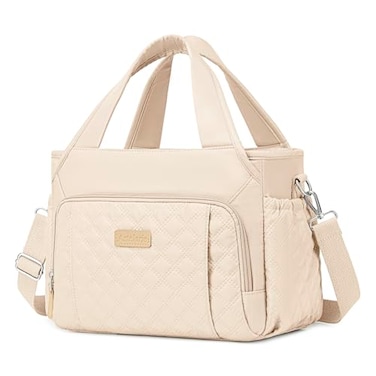 Artelaris Lunch Bag for WomenInsulated Lunch Bag for Work Large Leakproof Cooler Purse with Side Pockets Removable Shoulder Strap Womens for Beach Cute Lunch Bags