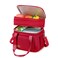 MAPLELILY Lunch Box for Men Women Double Deck Insulated Lunch Bag Large Leak Proof Tote Cooler Wide Open Dual Compartment Lunch Bags with Shoulder Strap For Work Picnic Hiking Beach Red