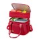 MAPLELILY Lunch Box for Men Women Double Deck Insulated Lunch Bag Large Leak Proof Tote Cooler Wide Open Dual Compartment Lunch Bags with Shoulder Strap For Work Picnic Hiking Beach Red