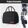 douyadady Lunch Bag WomenMen Lunch Box WomenMen black polka dot