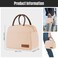 douyadady Lunch Bag WomenMen Lunch Box WomenMen beige