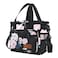 Femuar Lunch Bags for WomenMen Insulated Lunch Bag for Work Office Lunch Cooler Bag Leakproof Lunch Box with Adjustable Shoulder Strap Pink flower