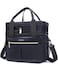 Hedcaw Lunch Box for Women Double Deck Insulated Lunch Bag Women Expandable Leakproof Reusable Lunch Cooler Bag for Work Office Picnic Black