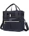 Hedcaw Lunch Box for Women Double Deck Insulated Lunch Bag Women Expandable Leakproof Reusable Lunch Cooler Bag for Work Office Picnic Black