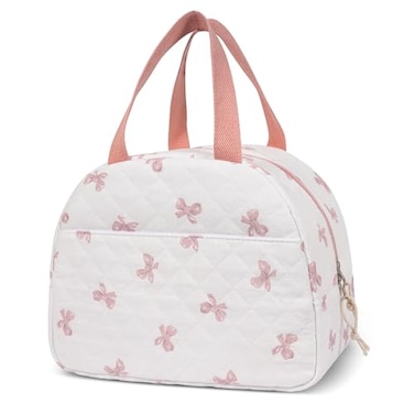honitty Lunch Box for WomenCute Lunch Tote BagReusable Insulated Lunch BoxLarge Capacity Cooler Bag with Compartments for Work Picnics or Travelling
