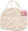 Carry bloom Lunch Box for Women Insulated Lunch Bag Cute Corduroy Lunchbag Reusable Lunchbox for Work 2 strawberry