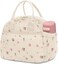 Carry bloom Lunch Box for Women Insulated Lunch Bag Cute Corduroy Lunchbag Reusable Lunchbox for Work 2 strawberry