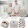 Carry bloom Lunch Box for Women Insulated Lunch Bag Cute Corduroy Lunchbag Reusable Lunchbox for Work flower black