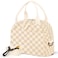 WOBAGMEN Lunch Box for WomenCheckered Lunch Bag Cute Corduroy Insulated Lunch Box With Shoulder Strap for Adult Womens for Work Picnic