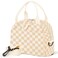 WOBAGMEN Lunch Box for WomenCheckered Lunch Bag Cute Corduroy Insulated Lunch Box With Shoulder Strap for Adult Womens for Work Picnic