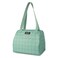 PackItR Freezable Hampton Lunch Bag Sports Grid Sage Built with EcoFreezeR Technology Collapsible Reusable Zip Closure with Front Pocket and Shoulder Straps Designed for Fresh Office Lunches
