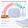 BBIQI Cute Lunch Bag for Women Floral Quilted Lunch Tote Insulated Leakproof Lunch Box Reusable Cooler for Work Picnic