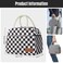 douyadady Lunch Bag WomenMen Lunch Box WomenMen BlackWhite Checkerboard