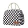 douyadady Lunch Bag WomenMen Lunch Box WomenMen BlackWhite Checkerboard