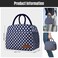 douyadady Lunch Bag WomenMen Lunch Box WomenMen BlueWhite dots