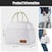 douyadady Lunch Bag WomenMen Lunch Box WomenMen GreyWhite Stripes