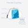 PackIt Freezable Snack Bag Poppy Built with EcoFreeze Technology Foldable Reusable Zip Closure Designed For Keeping Snacks Fresh On the Go and Adults of all Ages