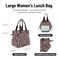 MEXS Lunch Bag for Women Reusable Drawstring Insulated Lunch Box StainResistant Large Cinch Closure Lunch Bags for Work Office