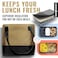 Bentoheaven Insulated Lunch Tote for Work Durable Materials Variable StrapHandle Wide Opening Cooler Lunch Bag for Women Men Fits all major Bento Lunch Boxes and Other Containers Beige