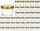 Encheng 4 oz Clear Glass Jars With LidsGoldenSmall Spice Jar For HerbJellyJamsWide Mouth Manson Jars Canning Jar For Kitchen Storage 40 Pack