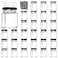 Comrzor 3 OZ Mini Hexagon Glass Jars 30 Pack Empty Honey Jars Small Spice Jars with Black Lids Sponge Brushes and 40pcs Labels for Jam Homemade Projects Gifts Wedding Party Favors