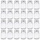 Sesyomr U Pack 2oz Mason Jar with Silver Lid for Honey Jam Spice Pack of 24 Sets