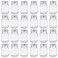 Sesyomr U Pack 2oz Mason Jar with Silver Lid for Honey Jam Spice Pack of 24 Sets