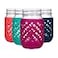 JarJackets Silicone Mason Jar Sleeve Fits 16oz 1 pint REGULARMouth Jars Package of 4 Multicolor