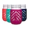 JarJackets Silicone Mason Jar Sleeve Fits 16oz 1 pint REGULARMouth Jars Package of 4 Multicolor