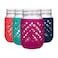 JarJackets Silicone Mason Jar Sleeve Fits 16oz 1 pint REGULARMouth Jars Package of 4 Multicolor