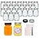 Datttcc 2 oz Mini Mason Jars Small Glass Jars with Lids for JamJellyHoneySpice and snackPack of 25with Label and Pen
