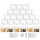 suituts 24 Pack 10 oz 300 ml Plastic Jars with Lids Food Storage Spice Jars Craft Storage Favor JarsEmpty WideMouth Jars for Body Butter CosmeticsClear