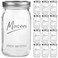 Galssmagic Mason Jars 32 oz12 Pack Quart Wide Mouth Mason Jar With Airtight LidsGlass Canning Jars for Fermenting PicklingMeal PrepOvernight Oats Centerpieces