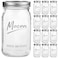 Galssmagic Mason Jars 32 oz12 Pack Quart Wide Mouth Mason Jar With Airtight LidsGlass Canning Jars for Fermenting PicklingMeal PrepOvernight Oats Centerpieces