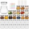 Mcupper 30 Pack Mason Jars 8 oz Half Pint Canning Jars with Lids and Bands for Canning Jam Pickles DIY