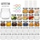 Mcupper 30 Pack Mason Jars 8 oz Half Pint Canning Jars with Lids and Bands for Canning Jam Pickles DIY