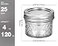 VERONES Mini Mason Jars Mason Jars 4 oz With Regular Lids Ideal for Jam Honey Wedding Favors Shower Favors DIY Spice Jars 25 PACK Extra 20 Lids