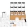 FavorFlavor 12 Pack 8OZ Glass Jars with Metal Lids Candle Jars with Candle Making Kits Labels Gift Box Empty Canning Jars for Food Storage Spice Liquid