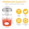 UrSpeedtekLive 40 Pack 4 oz Mason Jars with Regular Lids and Bands Small Canning Jars Mini Glass Jars for Jelly Jam Honey DIY Projects