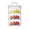 Cicano Glass Storage Jars with LidsMultiTier Stackable Containers Kitchen Food Canisters Sweets Canning Glass Jar 3Tier