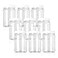 Fasmov 9 Pack 32 Oz Plastic Jars with Lids Wide Mouth Clear Empty Plastic Storage Containers for Crafts Dry Food Peanut Butter Honey and Jam Storage