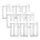 Fasmov 9 Pack 32 Oz Plastic Jars with Lids Wide Mouth Clear Empty Plastic Storage Containers for Crafts Dry Food Peanut Butter Honey and Jam Storage