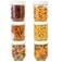 11 Hoa Kinh Hoa Kinh Glass Overnight Oats Jars with Lids 20oz 6Pack Leak Proof Small Stackable Jars Kitchen Canisters for Overnight Oats Cereal Clear Empty Glass Jar with Lids for KitchenWhite 6Pack
