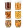 11 Hoa Kinh Hoa Kinh Glass Overnight Oats Jars with Lids 20oz 6Pack Leak Proof Small Stackable Jars Kitchen Canisters for Overnight Oats Cereal Clear Empty Glass Jar with Lids for KitchenWhite 6Pack