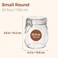 ComSaf 6Pack 25oz Round Glass Mason Jars with Lids Airtight Canning Jars for Preserving Pickling MultiPurpose Storage Containers for Kitchen Bathroom Laundry Ideal Housewarming Gift Set