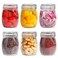 ComSaf 6Pack 25oz Round Glass Mason Jars with Lids Airtight Canning Jars for Preserving Pickling MultiPurpose Storage Containers for Kitchen Bathroom Laundry Ideal Housewarming Gift Set