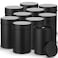 Zopeal 10 Pack Metal Tea Tin Canister with Airtight Double Lids 16 oz Round Tin Can with Lid Double Sealed Small Kitchen Container for Loose Tea Storage Coffee Sugar Candy Herbs and Spices