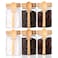 LEAVES AND TREES Y Glass Jar with Screw Lid and Spoon 6 Pack16 OZ Tea Containers for Loose Leaf Tea Salt and Sugar Containers for Countertop Yogurt Jars for Overnight Oatmeal